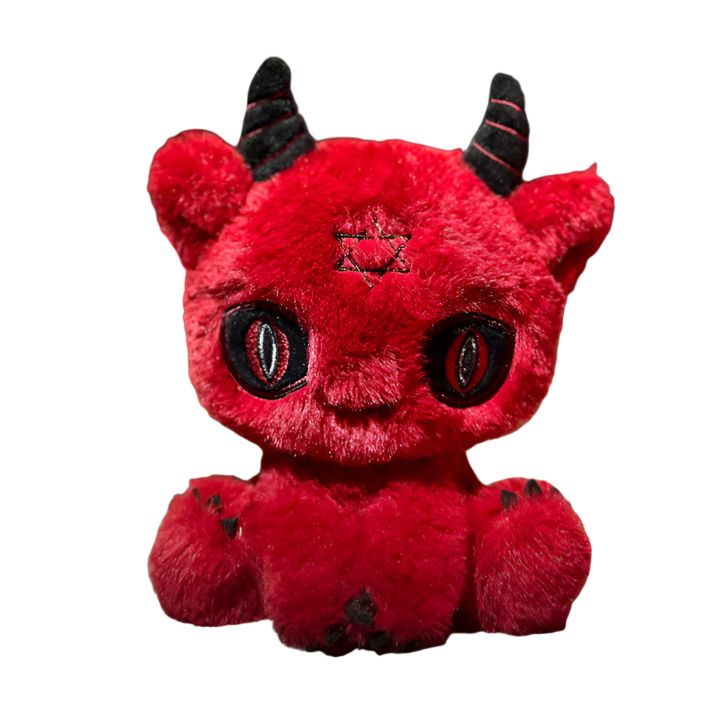 Red Devil Plushie Stuffed Animal Demon