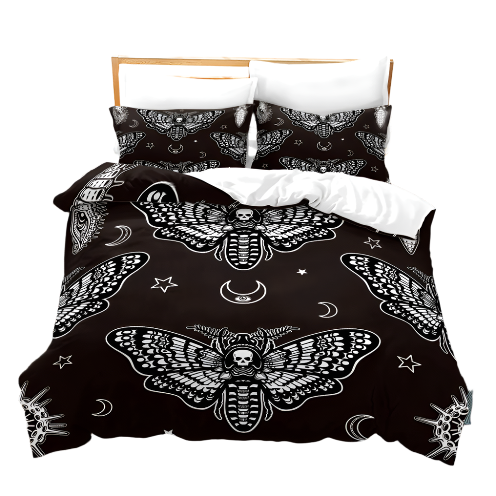 duvet cover set Witchy Butterfly Comforter Set goth