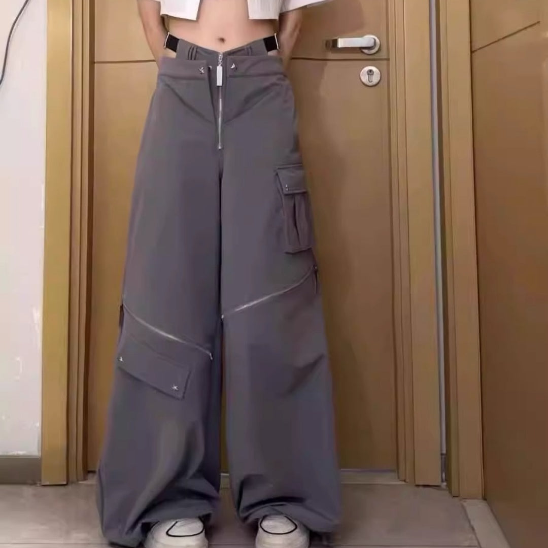 Black Ripped Trousers for Womens