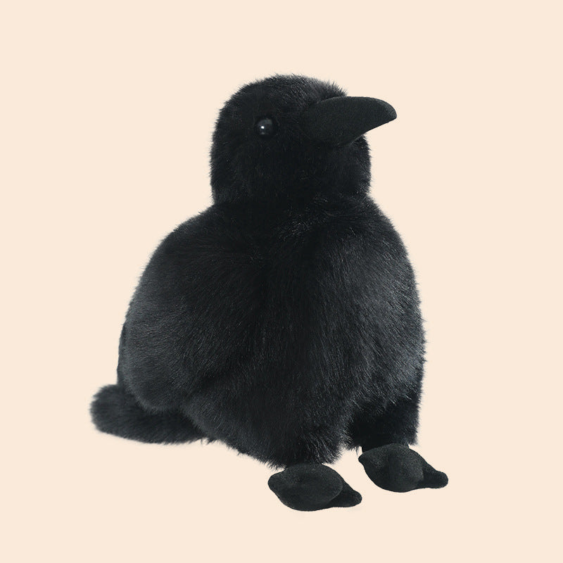 fur Black Crow stuffed animal