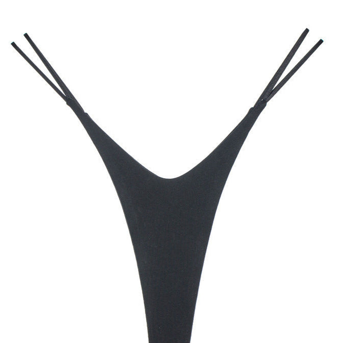goth g string Sexy High Waist Black Thong