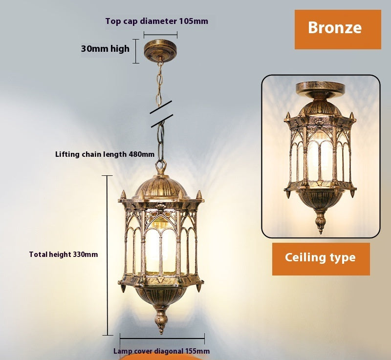 gold Black Gothic chandelier Light