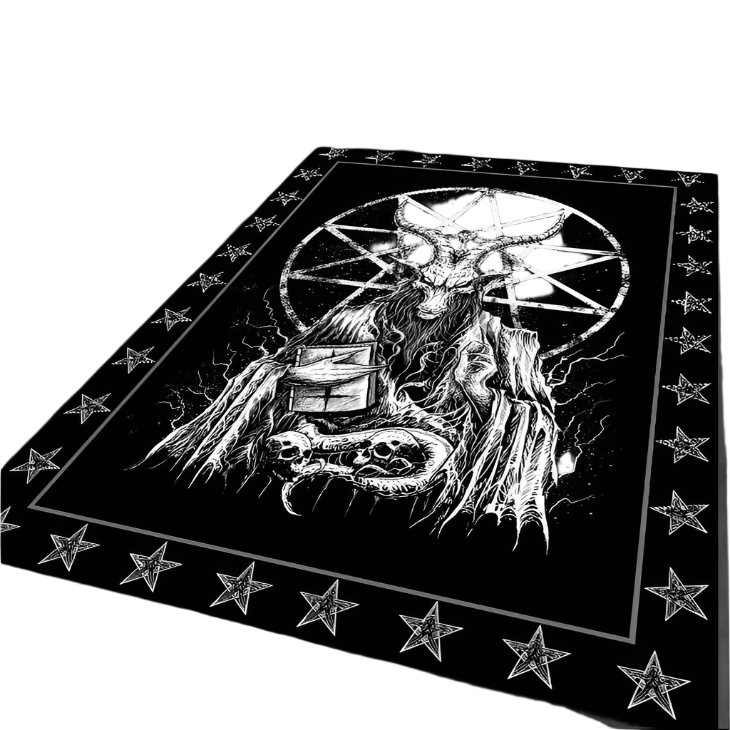 goth Demon Goat Carpet