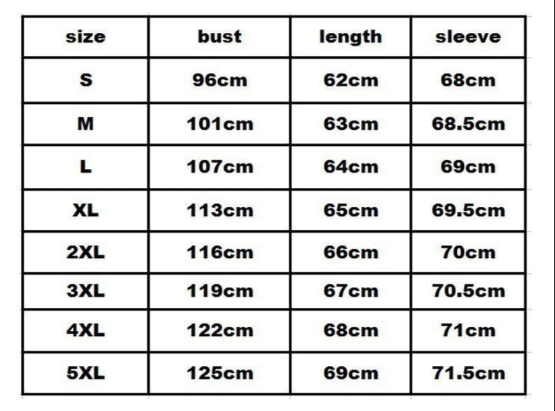 witchy hoodie cardigan size guide