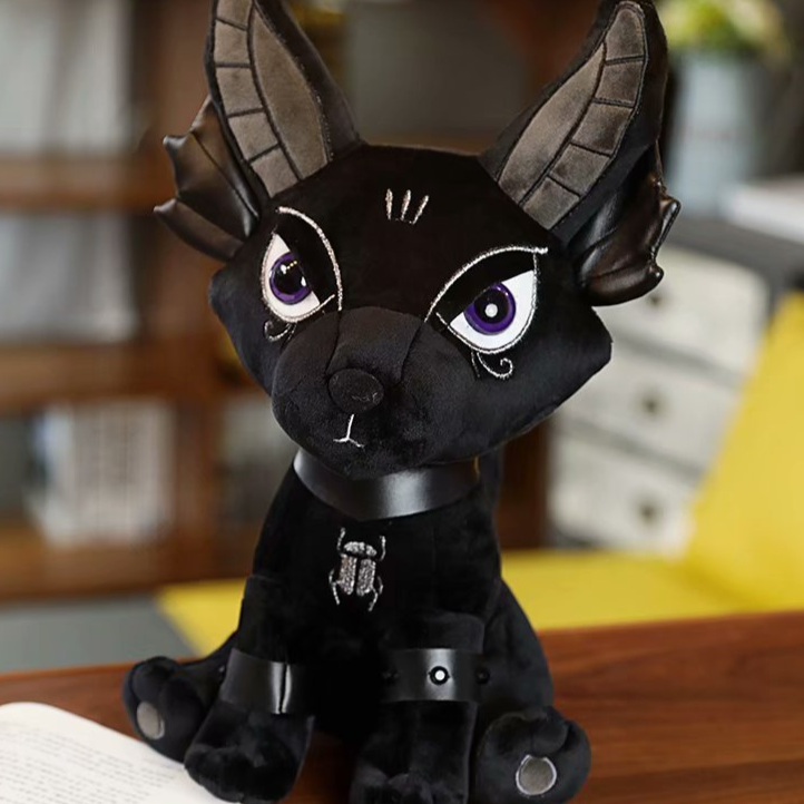 Dark Egyptian Anubis goth Plush