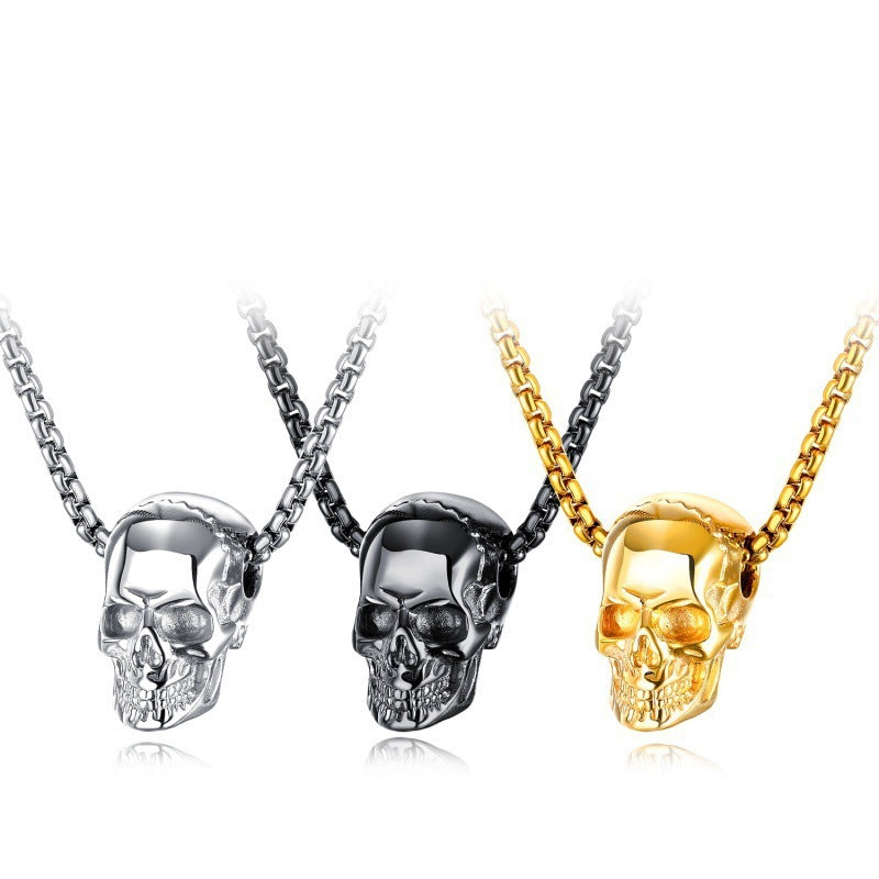 gothic skull necklace