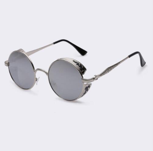 gray Black Gold Gothic Sunglasses