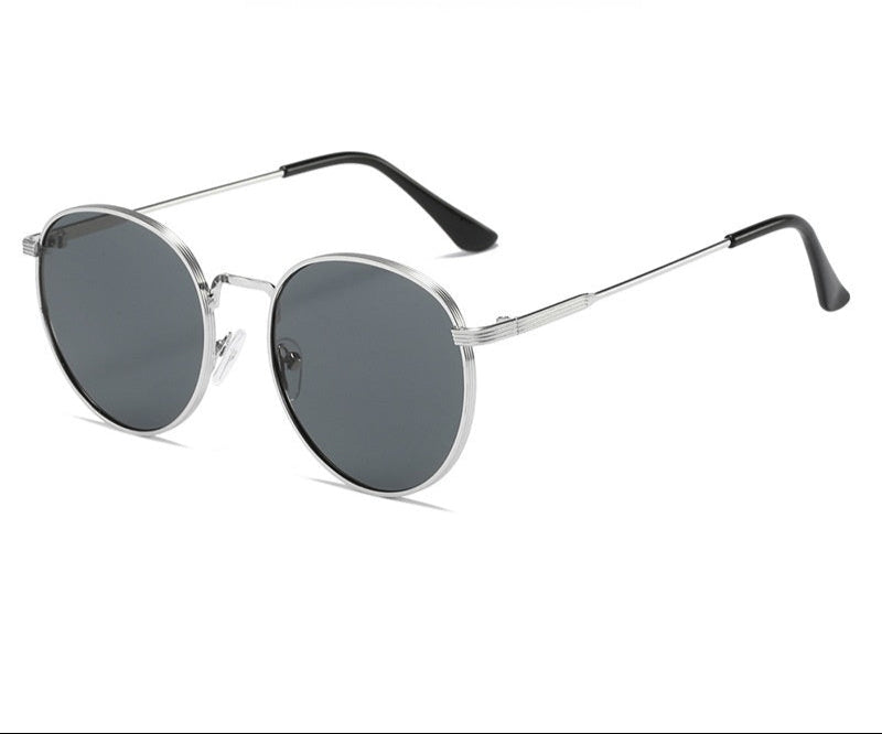 gray Casual Goth Sunglasses Thin Frame