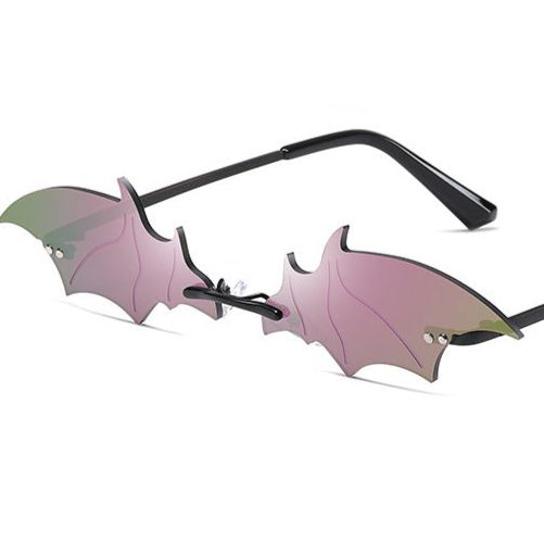 gray Reflective Bat Sunglasses