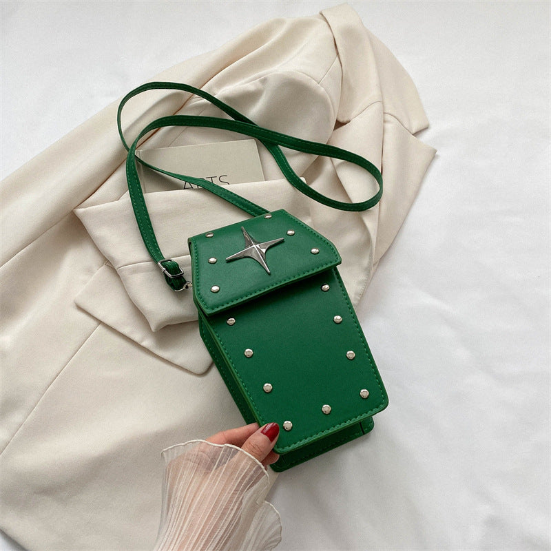 Goth green Purse
