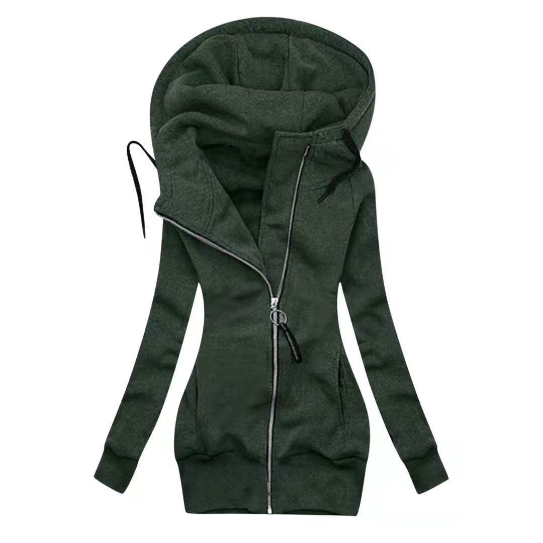green Goth Zip Up Hoodie