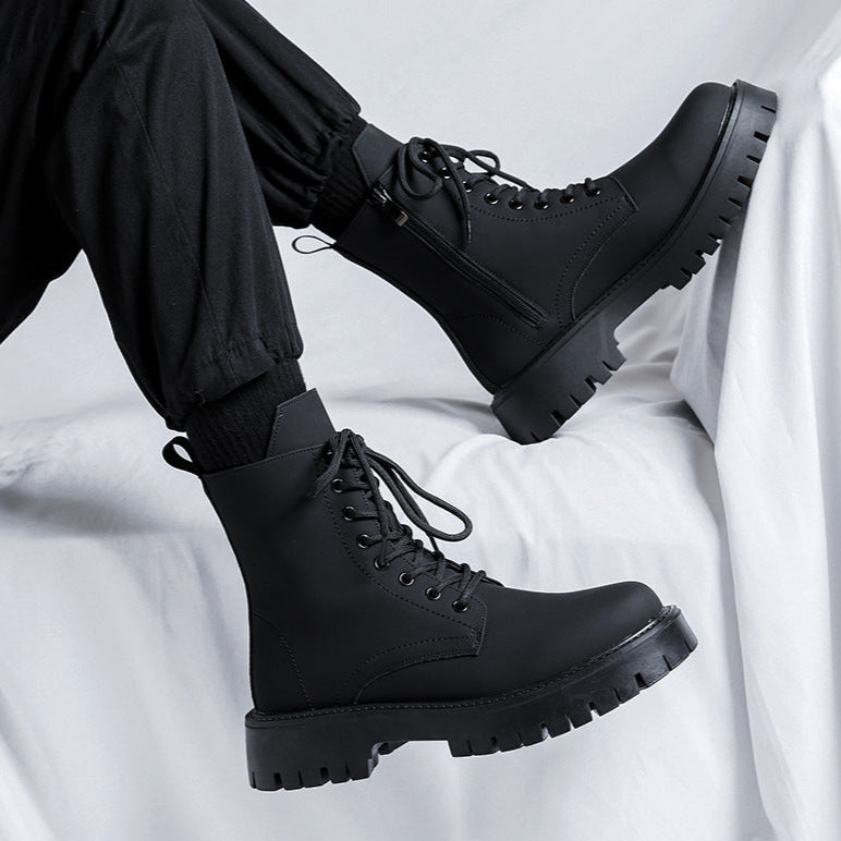 Black Ankle Boots Men's