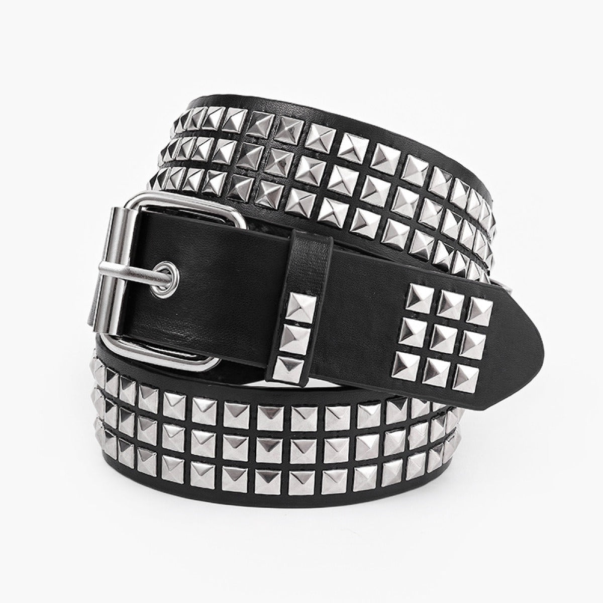 Black Gothic Studded Belt