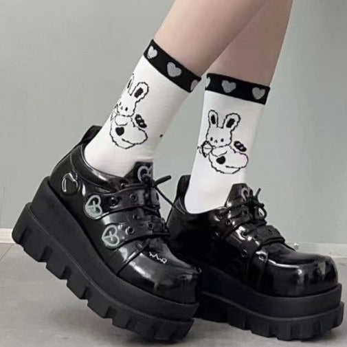 Goth Platform Shoes Vegan Leather