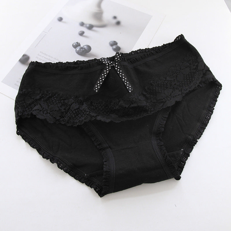 5 Pcs Black Goth Panties Set