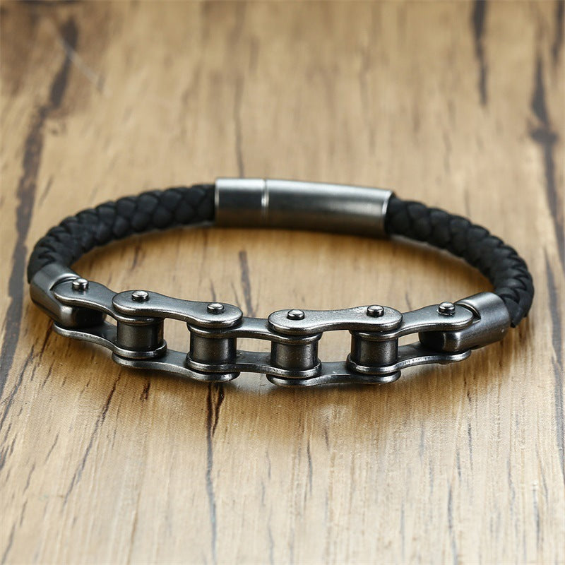 mens Bike Chain Bracelet