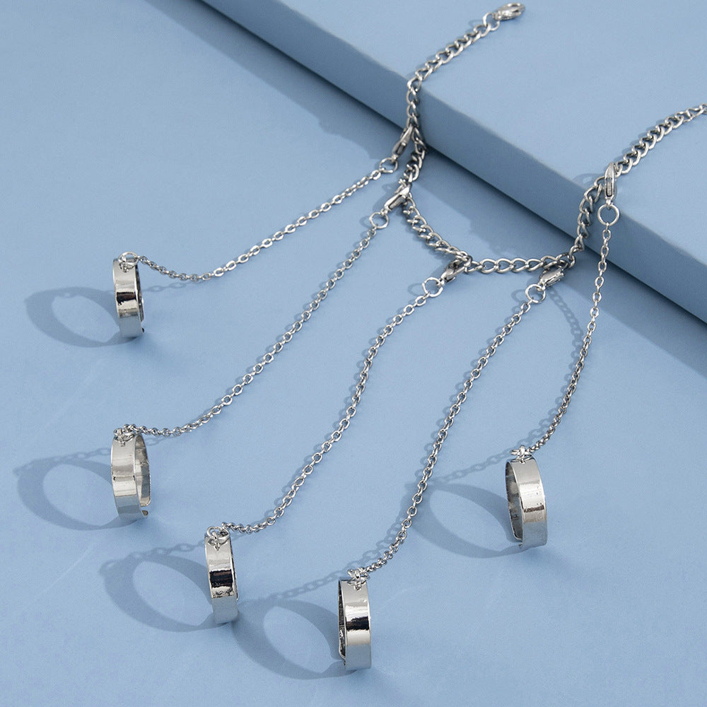 mens Bracelet with Rings