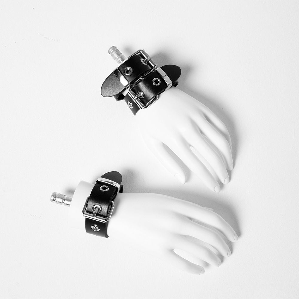 mens Leather Buckle Belt Bracelet