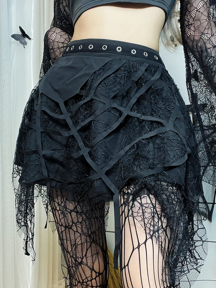 mini Spider Web Skirt