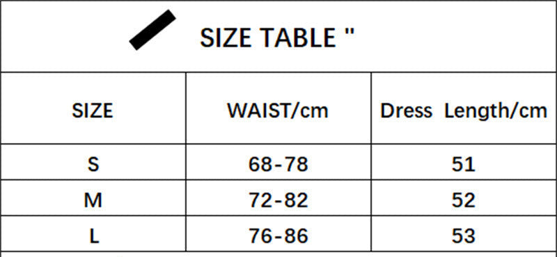 Asymmetrical Black Skirt Goth size guide