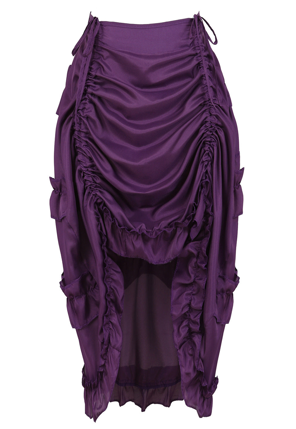purple Asymmetrical Victorian Skirt