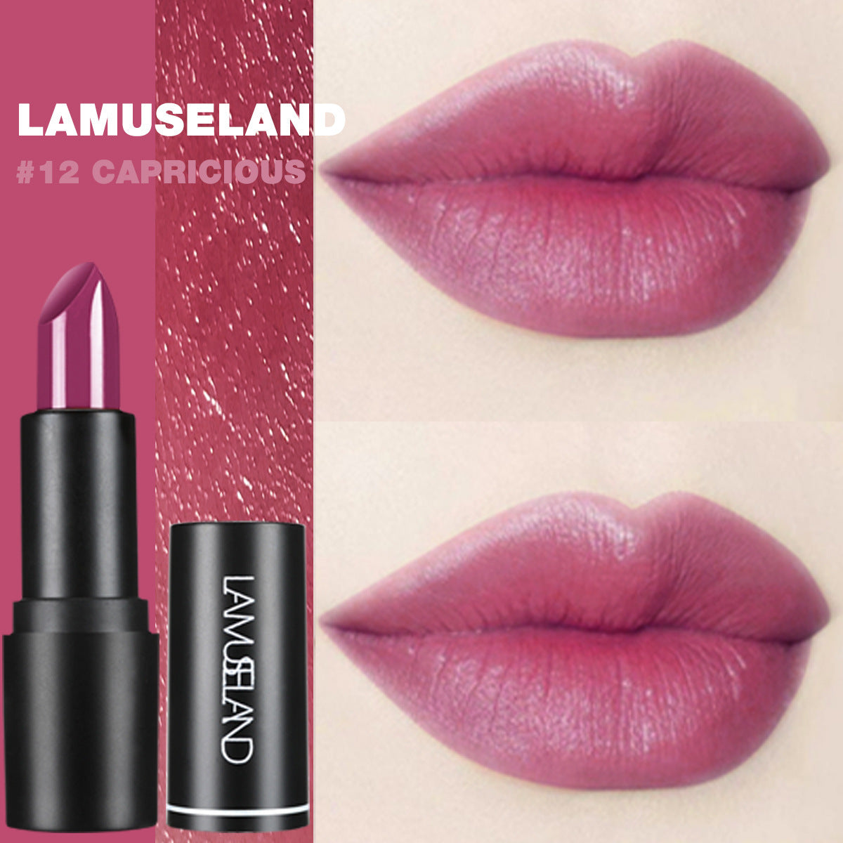 purple Goth Glossy Lipstick