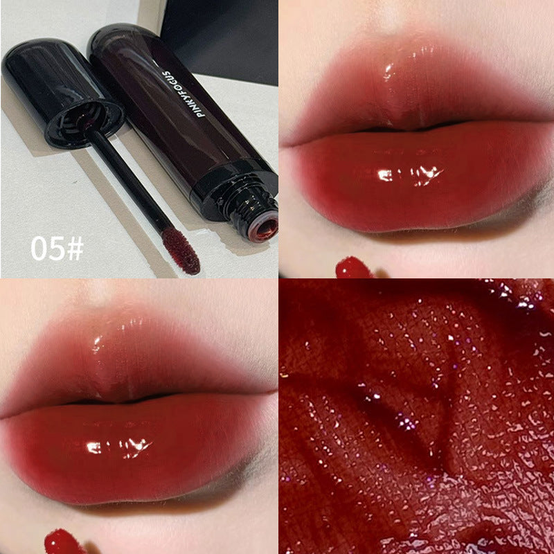 red Glossy Goth Liquid Lipstick