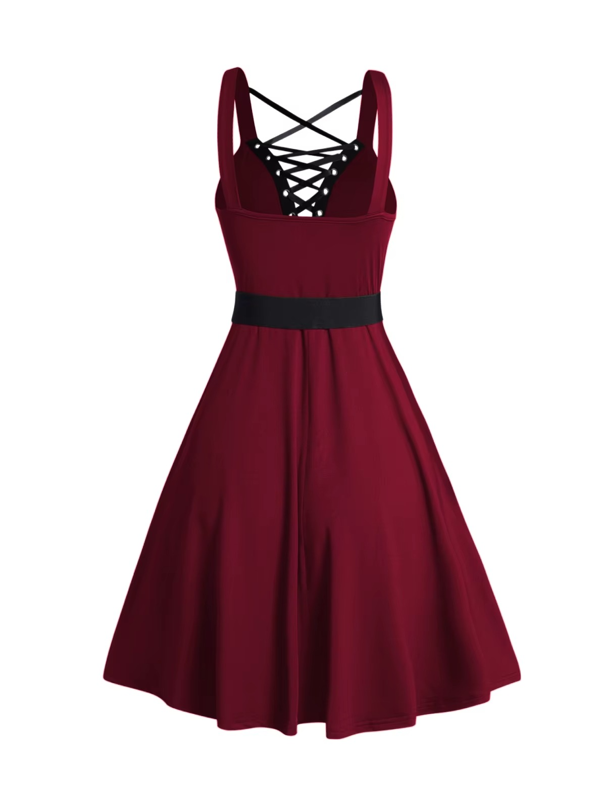 Goth Dress Red Color