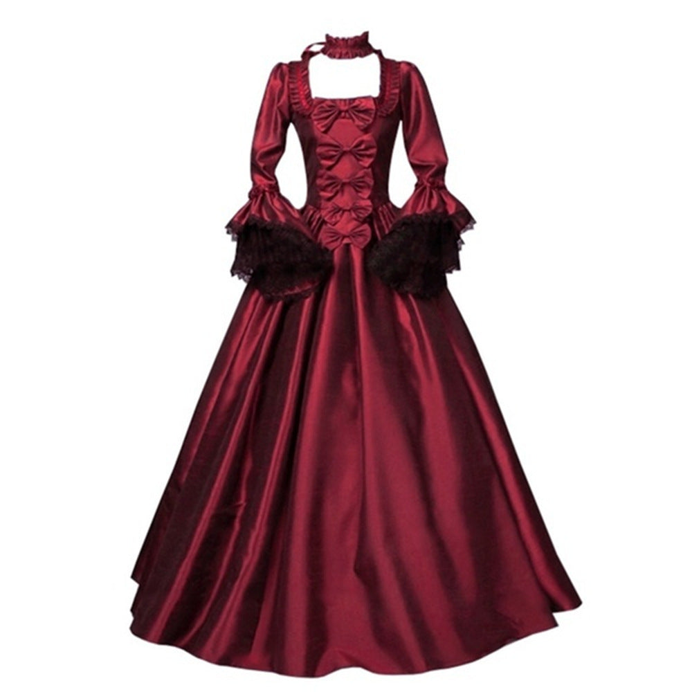 Medieval Goth Dress red