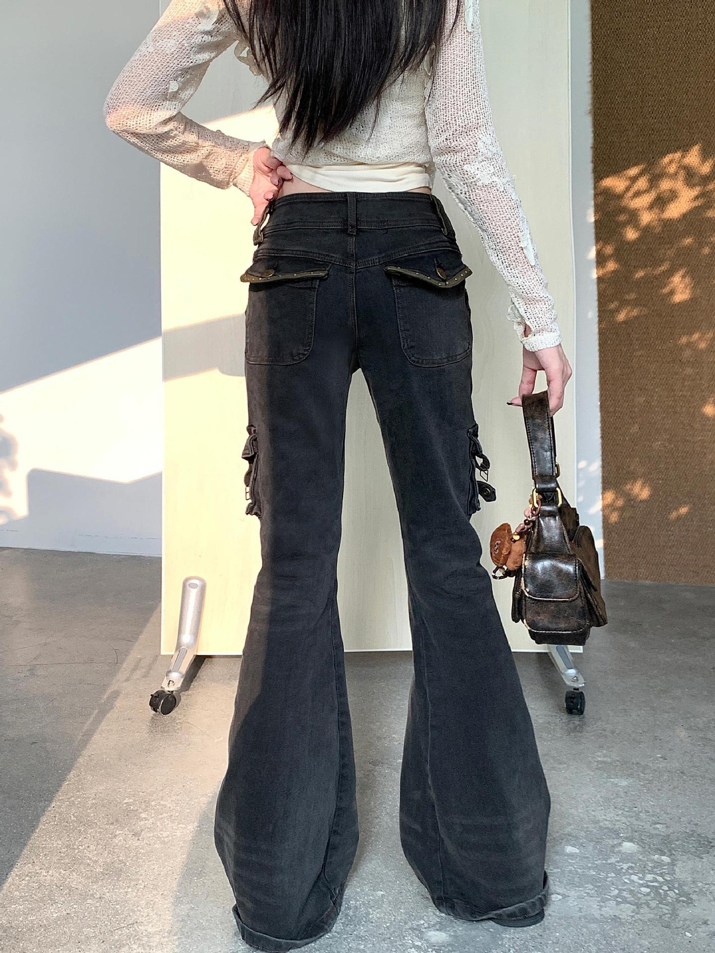 retro Faded Alternative Flared Jeans