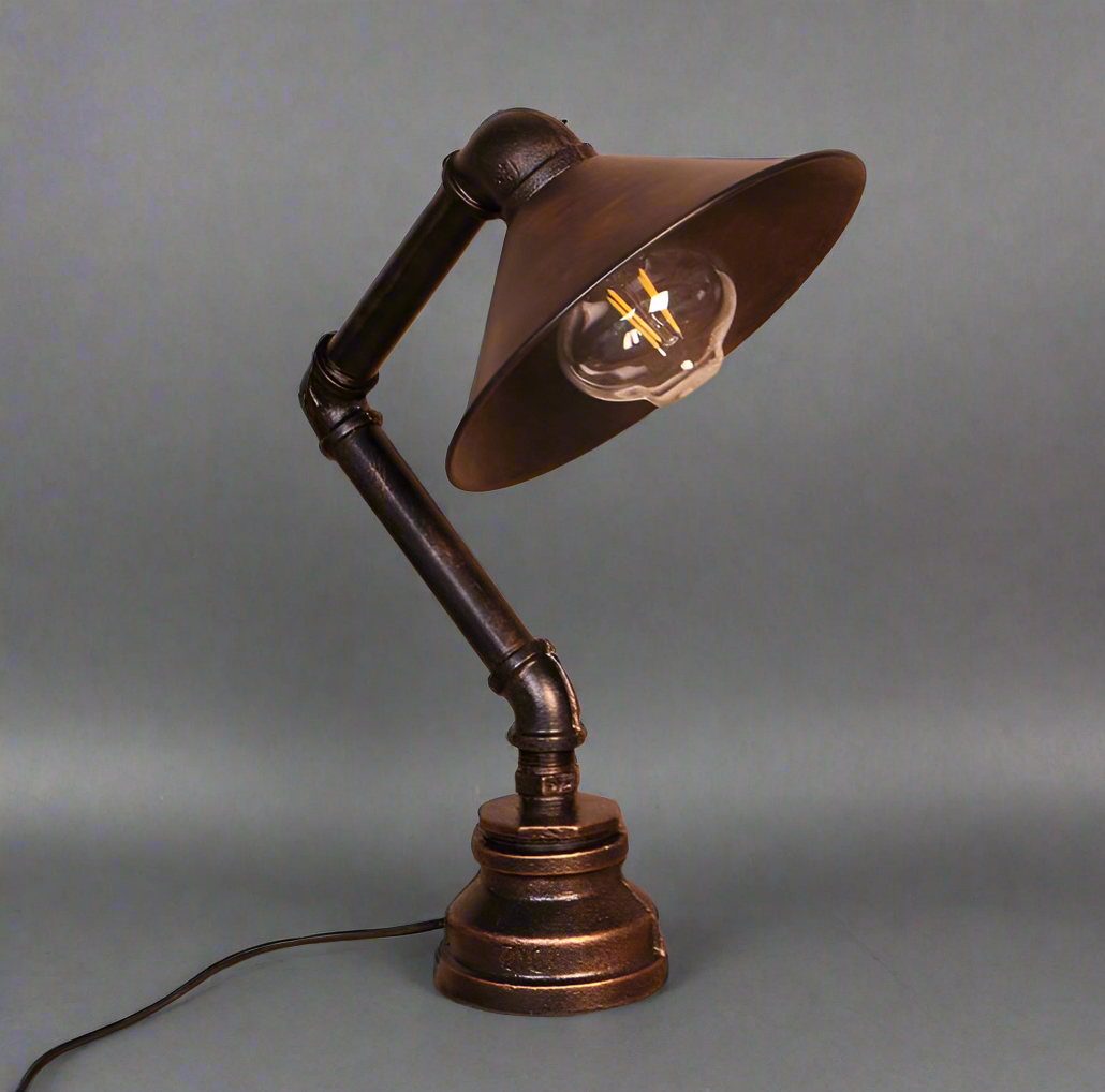 Vintage Goth Lamp for Table