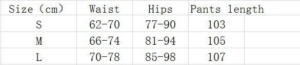 size guide Lace Goth Sweatpants for Women