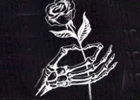 sexy Strapless Gothic Bikini Set