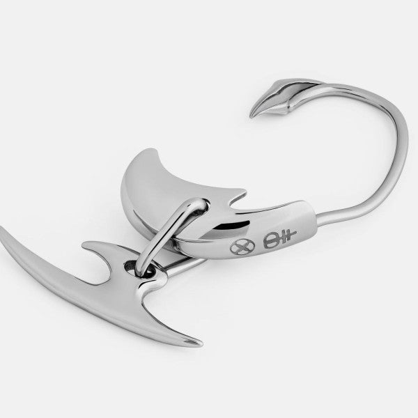 steel Earrings punk goth elf ears