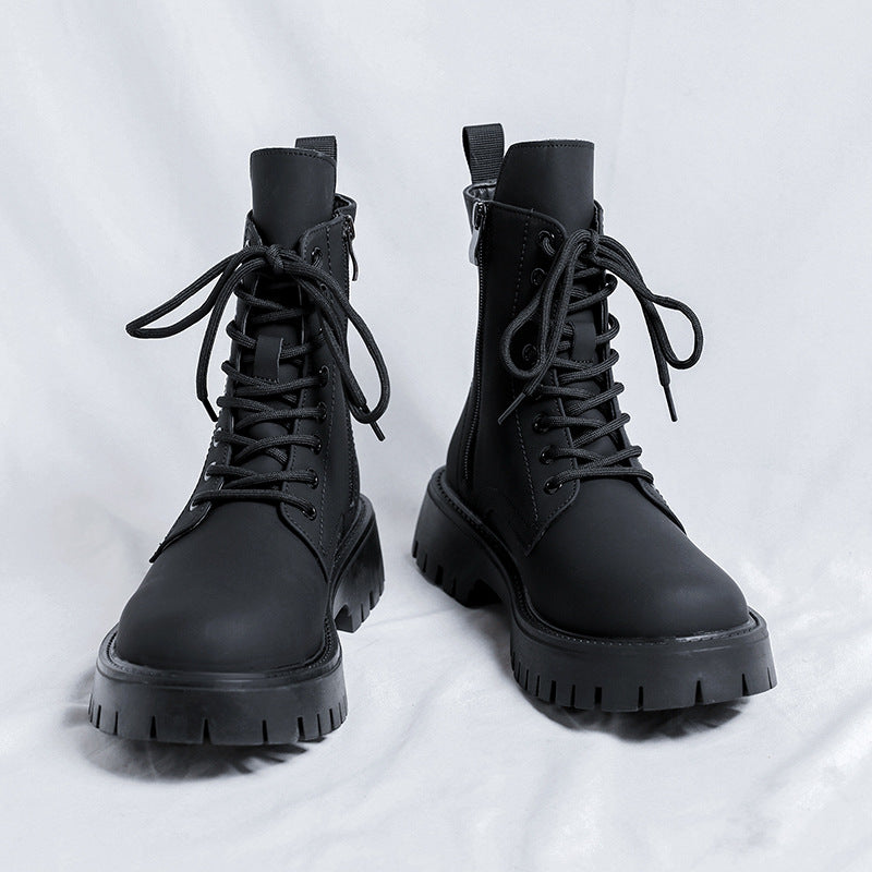 Black Ankle Boots Men's