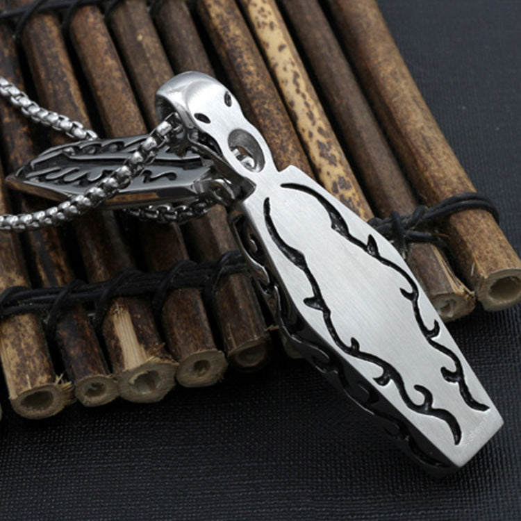 skull Gothic Coffin Skeleton Necklace