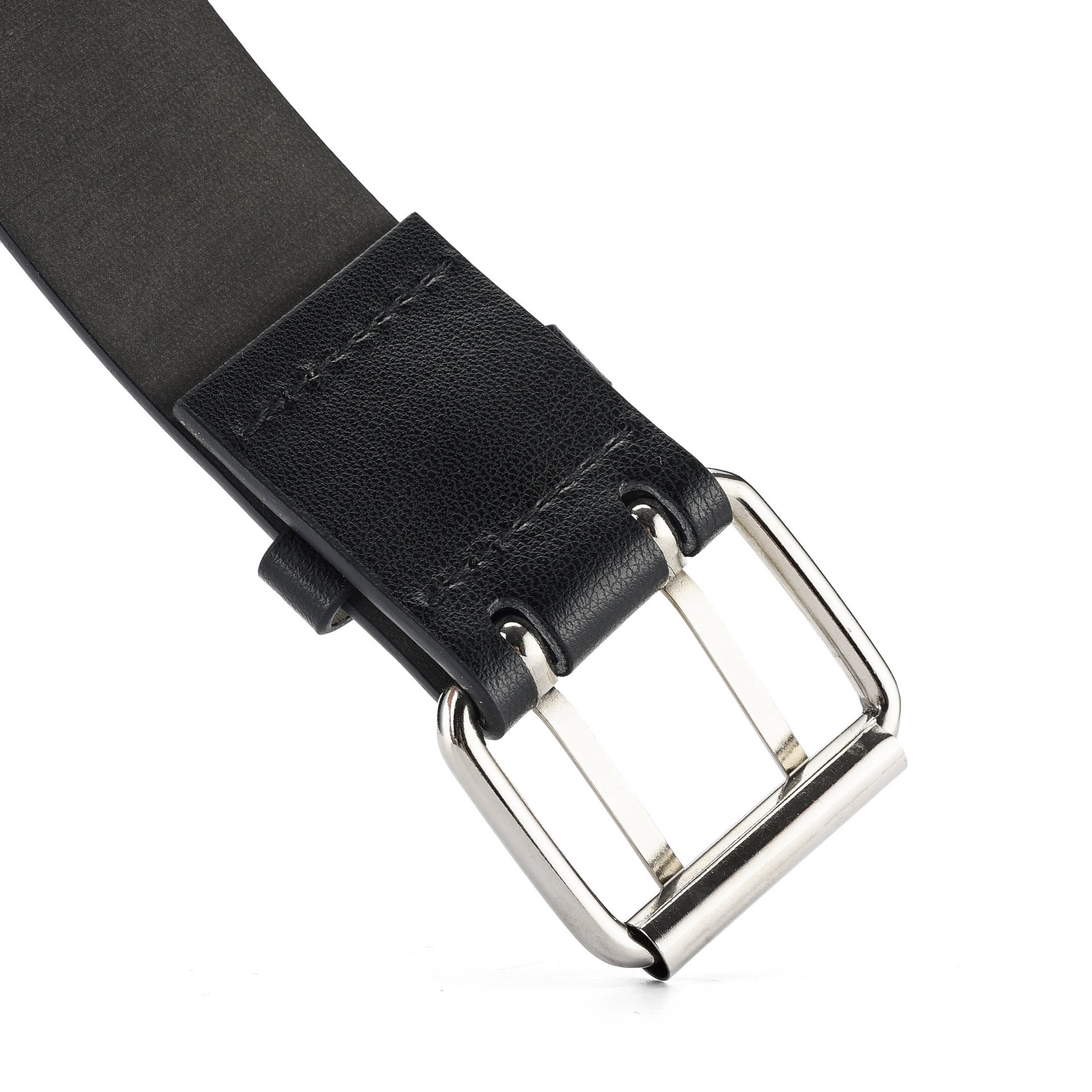 star studded Black Punk Leather Belt Vegan
