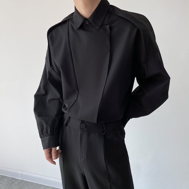 Goth Collar Shirt Mens