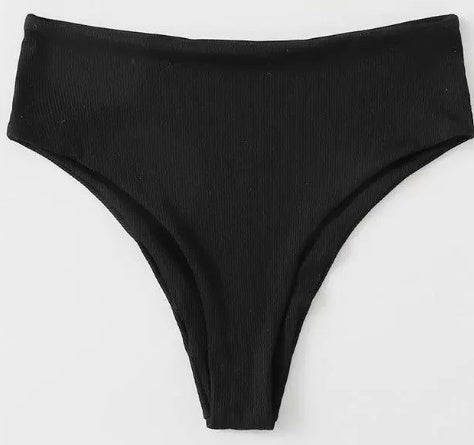 high waist Strapless Gothic Bikini Set