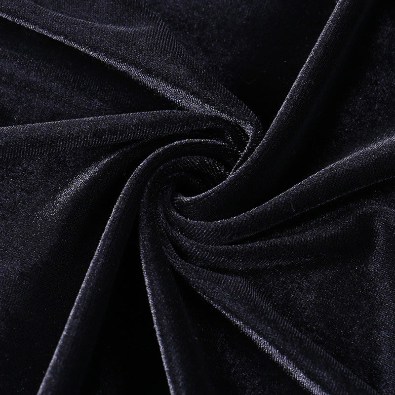 Long Sleeved Black Goth Dress