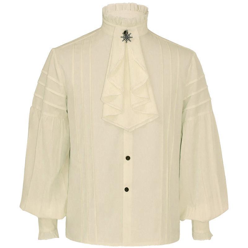 white Pirate Shirt Mens