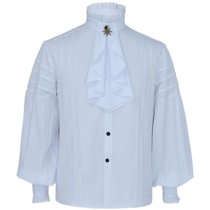 white Pirate Shirt Mens