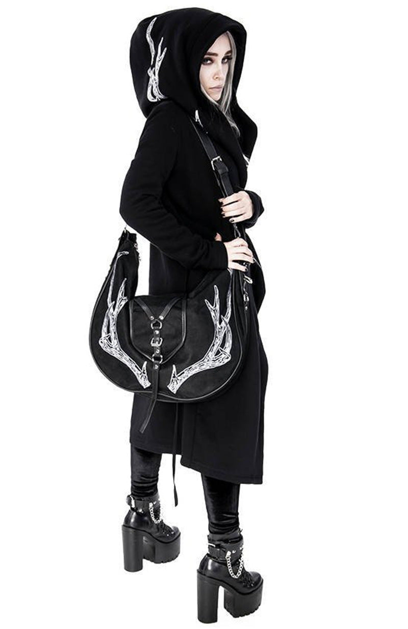 wide Large Hood Gothic Hoodie