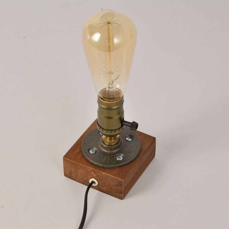 wood Punk Retro Lamp