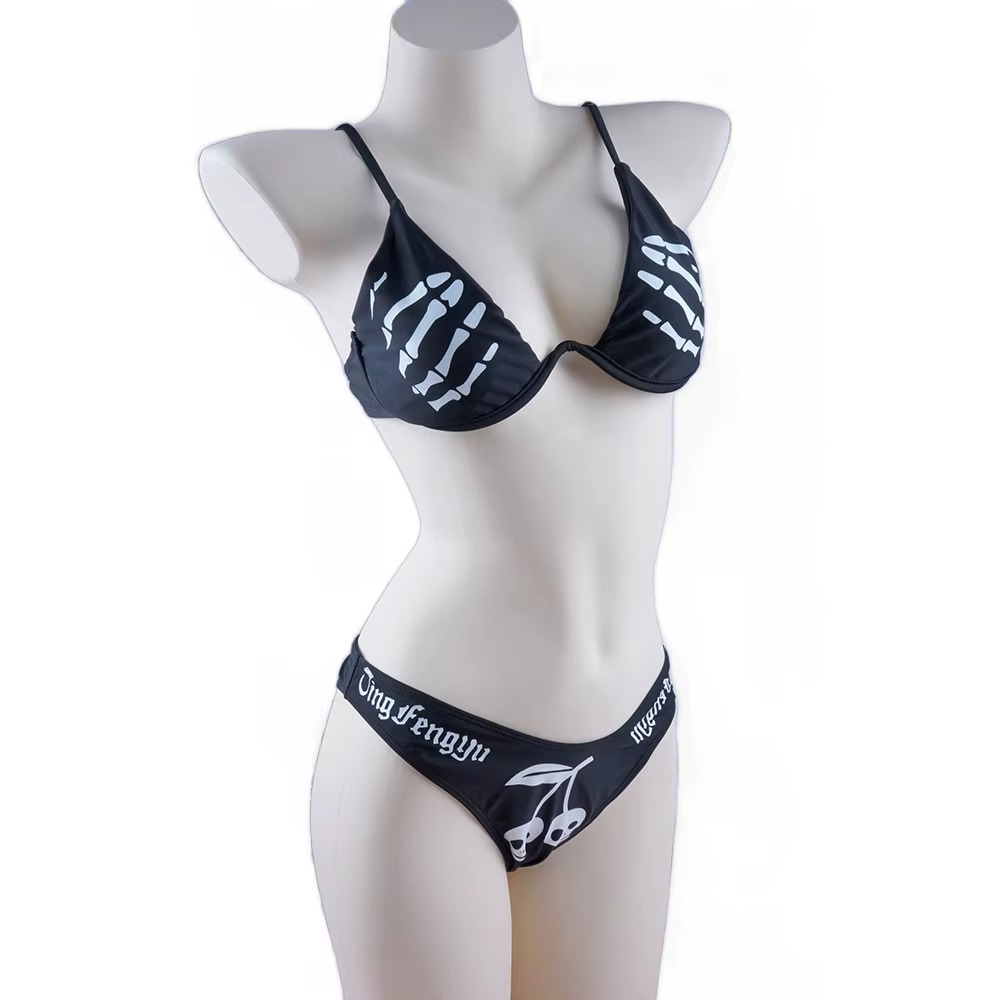 Skeleton Hands Bikini Set
