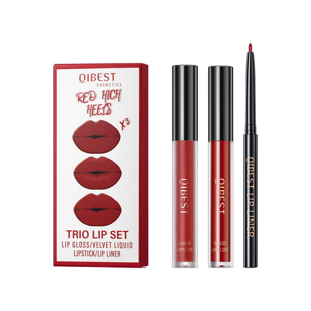 3 IN 1 Gothic Lip Set  Lipstick Lip Gloss and Lip Liner