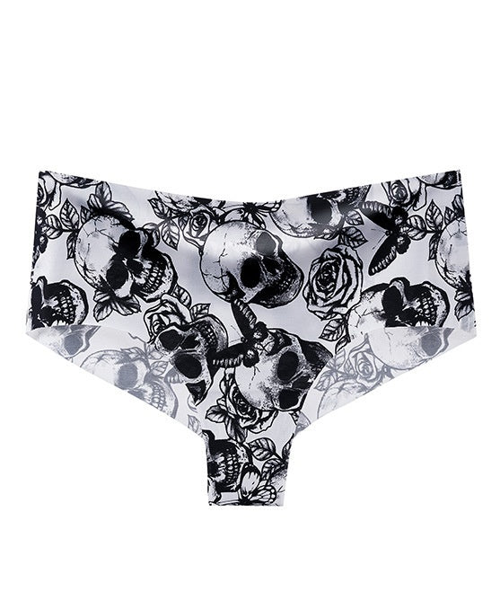 Gothic Skull Panties Womens