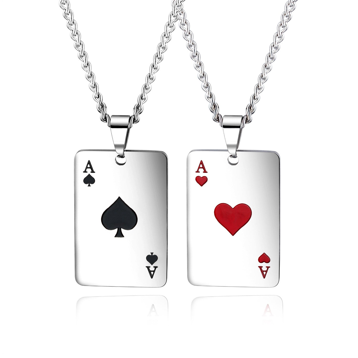 ace of spades necklaces