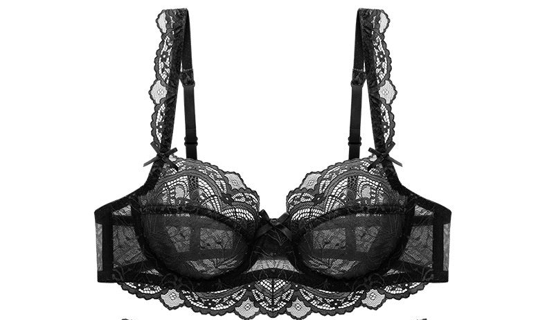 sexy cute Alt Black Lingerie Set Sheer Lace