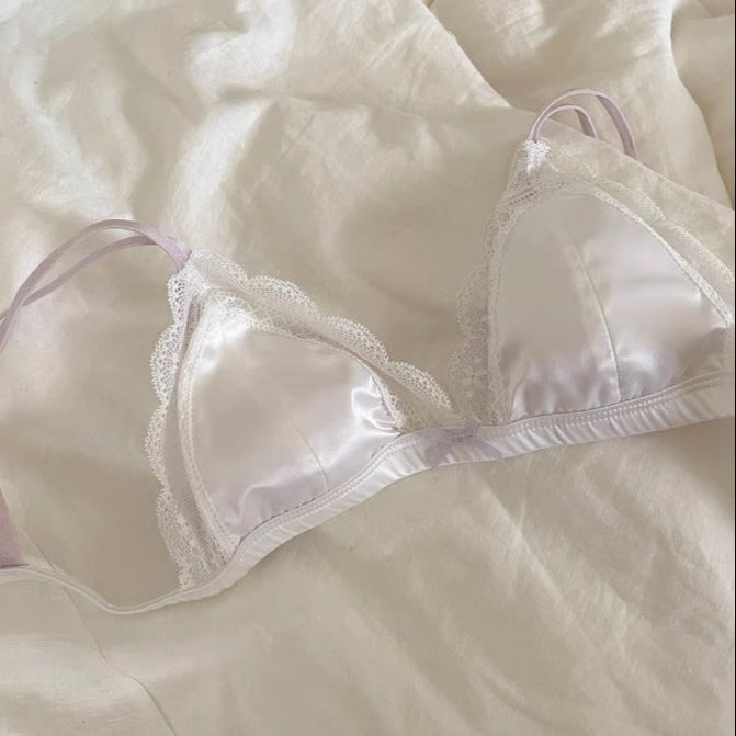 white Alt Bralette and Panties Set 